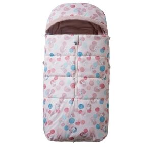 Pink and Blue Polka Dot Baby Bunting Bag